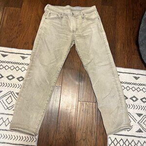 AG Adriano Goldschmied The Graduate Tailored Leg Jeans Men’s Size 33x28 – Gray